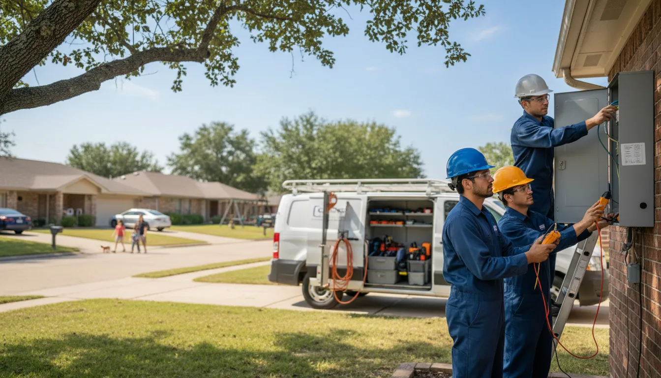 Certified electrician providing emergency electrical services in Otisco, IN